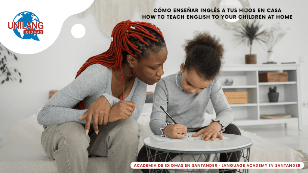 Cómo enseñar inglés a tus hijos en casa