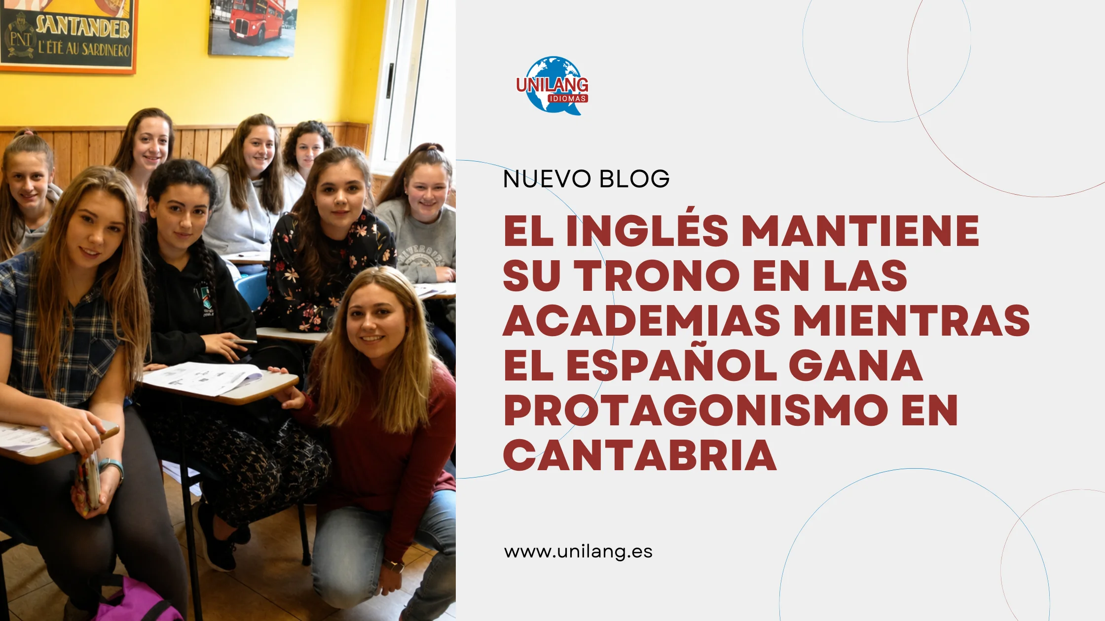 L’anglais maintient son trône dans les académies tandis que l’espagnol émerge comme nouveau attrait en Cantabrie